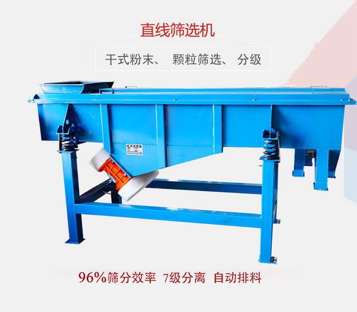 直線篩選機(jī)用于篩選、分級(jí)各種粉末、顆粒