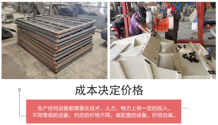 直線篩分機篩網，篩箱部件展示