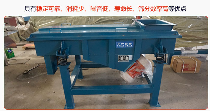 具有穩(wěn)定可靠、消耗少、噪音低、壽命長、振型穩(wěn)、篩分效率高等優(yōu)點