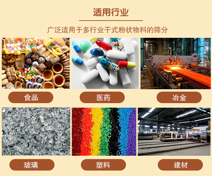 525直線振動篩適用行業(yè) 525直線振動篩適用行業(yè)